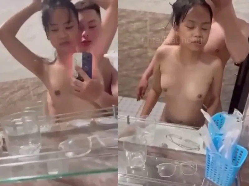 Mảnh khảnh em cùng any làm tình trước gương quay kỉ niệm